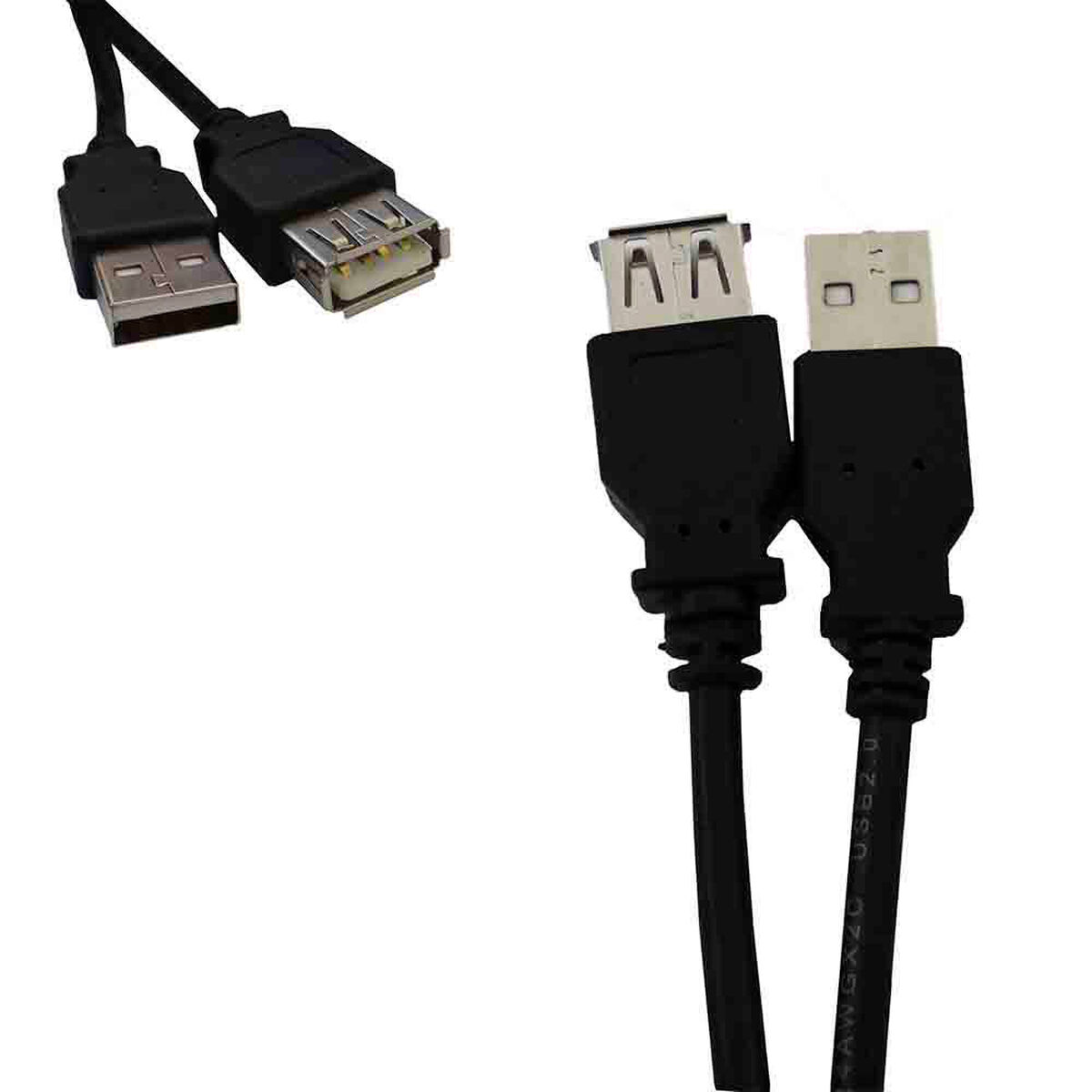 USB-kabel EDM 51253 Svart